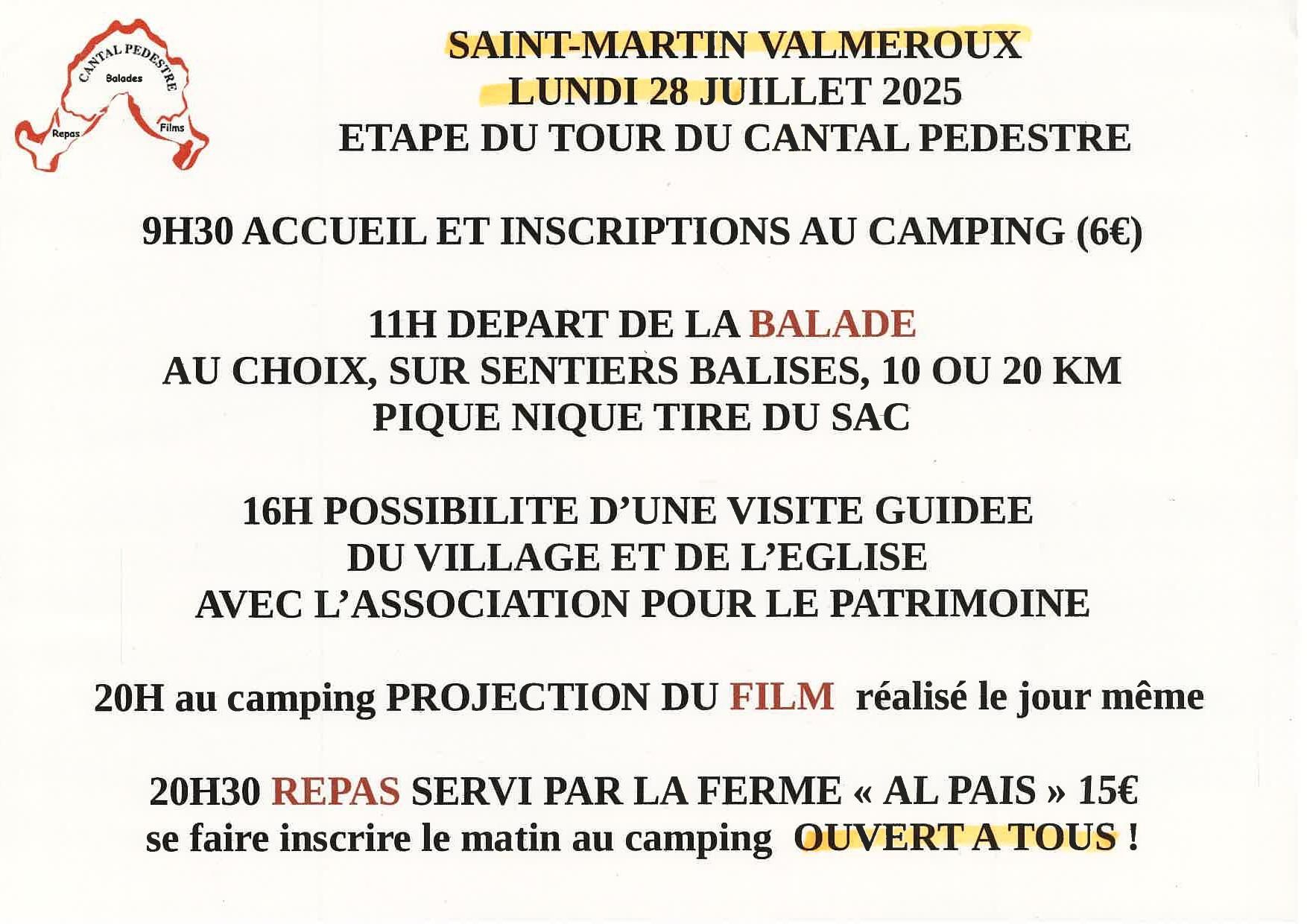 Etape du tour du cantal